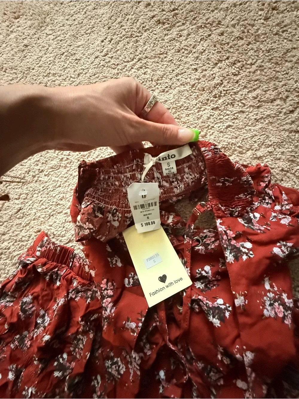 LF Floral Ruffle Set - Picture 3 of 4